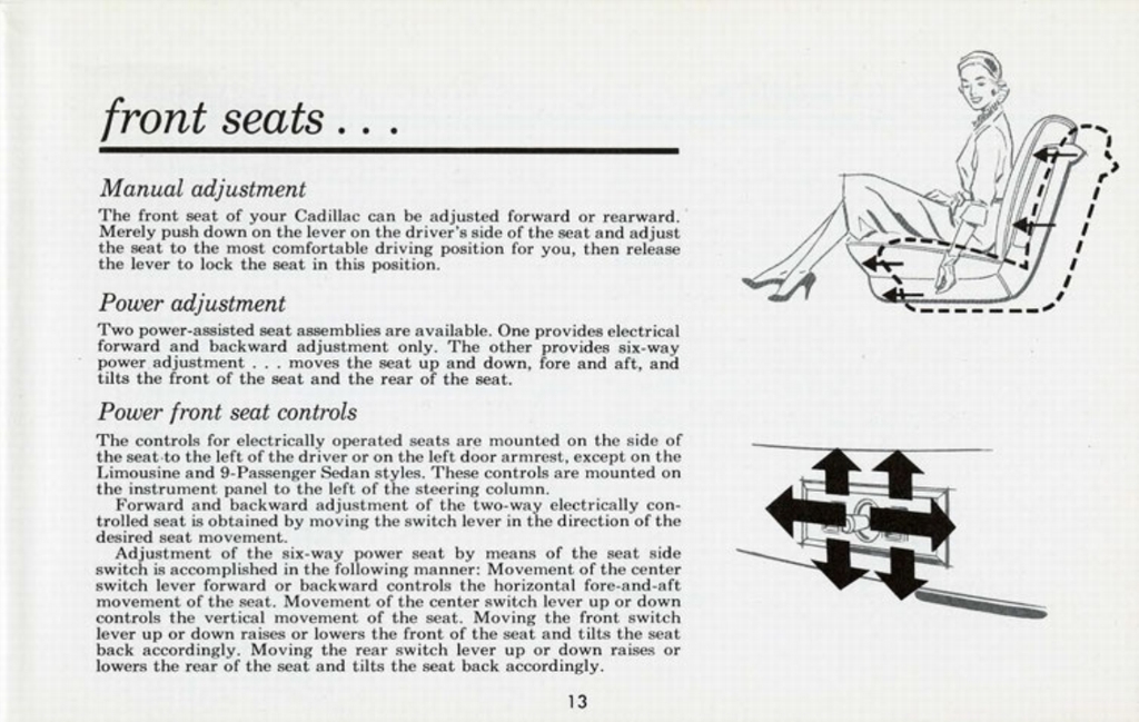 1960 Cadillac Owners Manual Page 40
